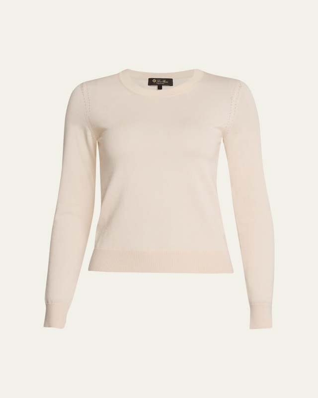Long-Sleeve Cashmere Sweater